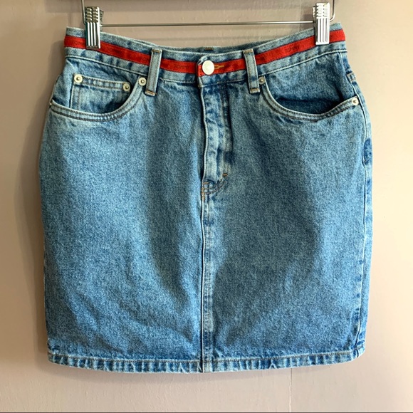 Tommy Hilfiger Dresses & Skirts - TOMMY HILFIGER VINTAGE Y2K DENIM SKIRT 2000'S